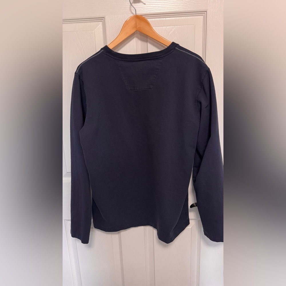 Nautica Navy Blue Long Sleeve Shirt - Picture 3 of 6